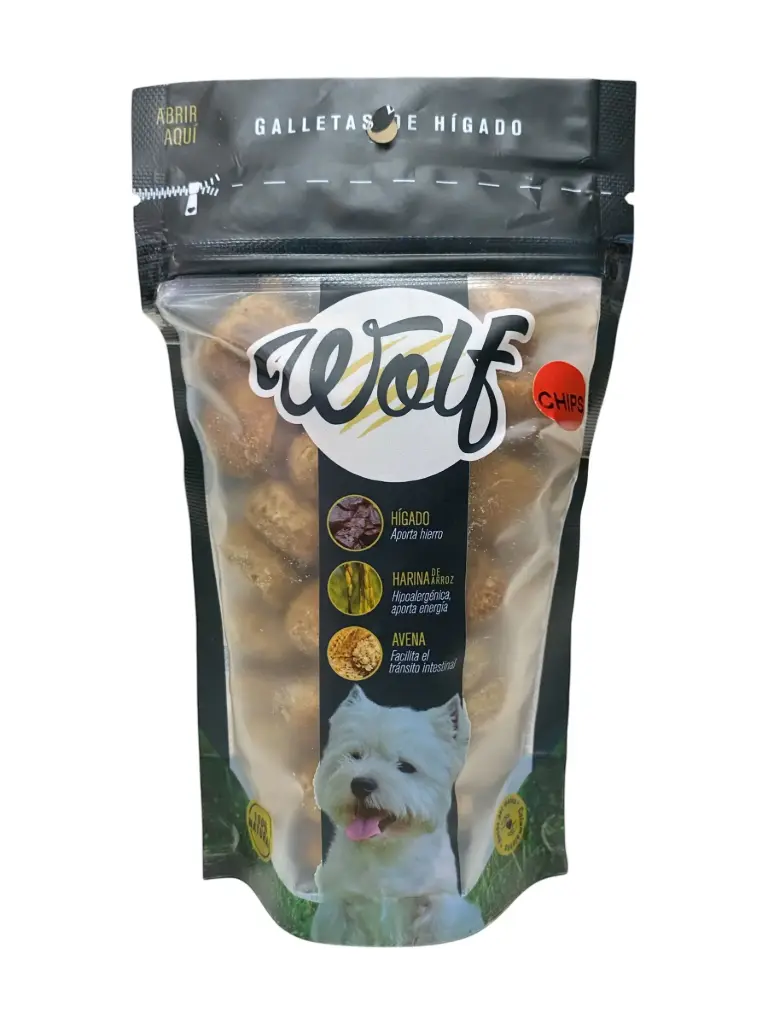 Wolf Chips Sobre 120gr