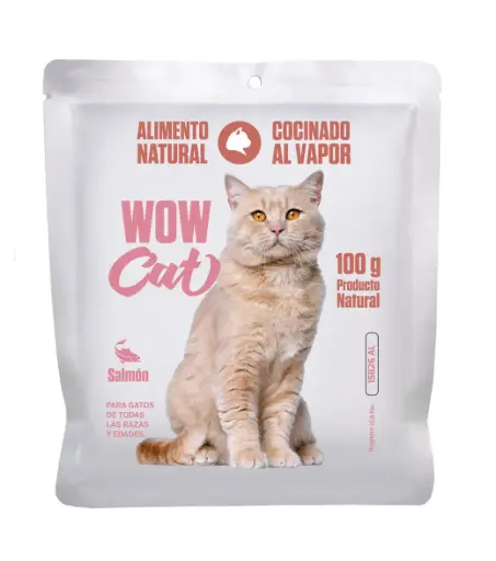 WowCat Pouch Salmón 100gr