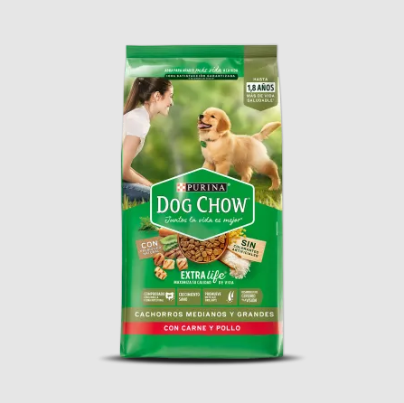 Dog Chow Cachorros Mediano Grandes 1kl