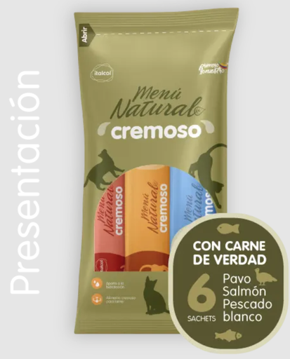 Menú Natural Cremoso Snack Pc x 6und