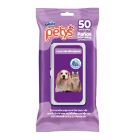 Pañitos Humedos Petys Lavanda x 50und