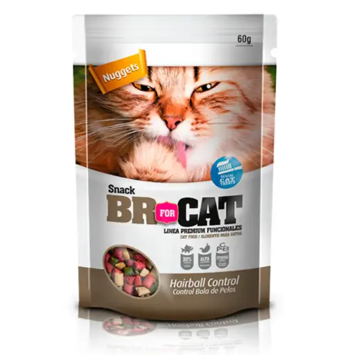 BR for Cat Nuggets Hairballs 60gr